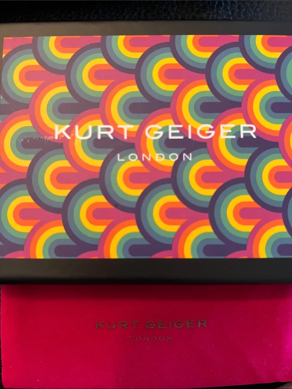 KURT GEIGER LONDON NWT Camden JEWELED EAGLE HEAD CARD HOLDER